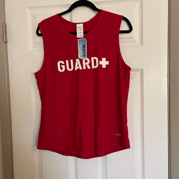 Red Lifeguard Rashguard - Picture 3 of 6